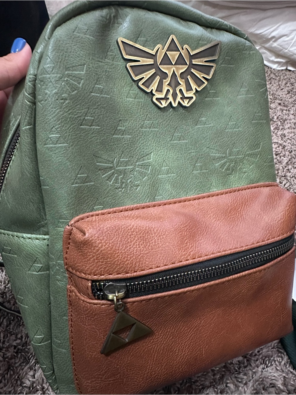 Bioworld The Legend of Zelda Symbols Debossed Mini Backpack